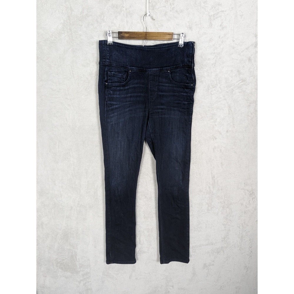 Spanx Jeans Women's Size 31 The Signature Straight Dark Wash High Rise Jeggings